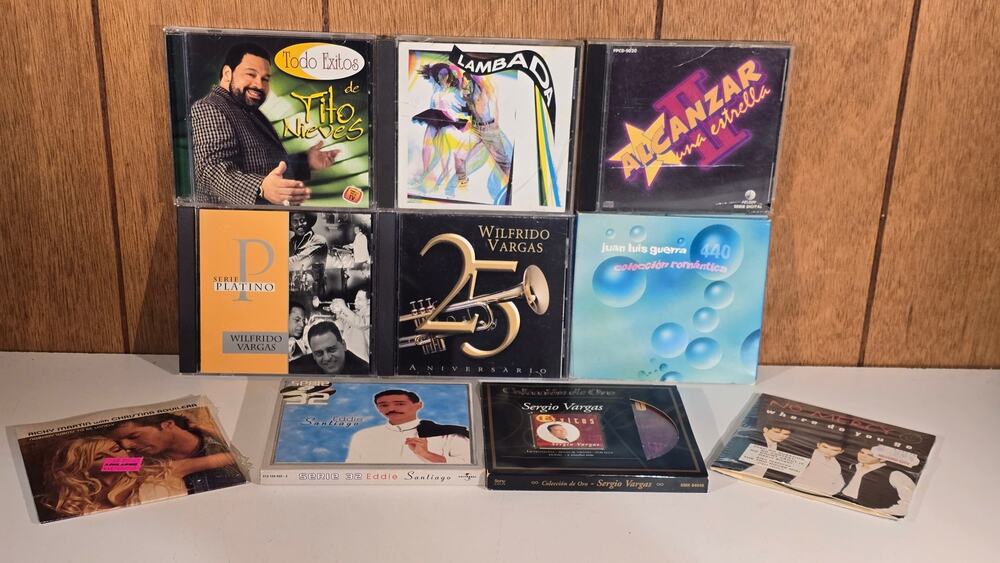 Latin Merengue Bachata CD Lot Wilfrido Vargas Juan Luis Guerra